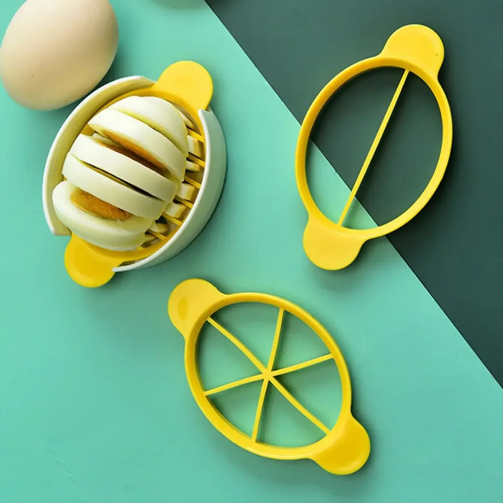 1pc Stainless Steel Egg Slicer | Handheld Multifunction Cutter for Eggs, Mushrooms, and Tomatoes