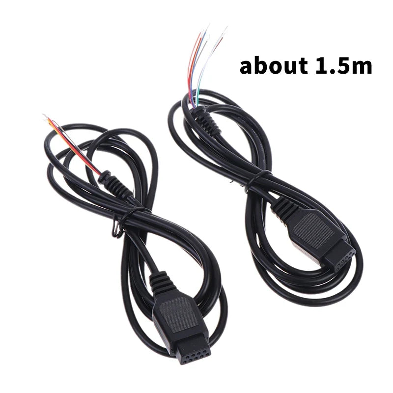 9Pin Controller Extension Cable for Sega Mega Drive 2 | 1.5m Gamepad Cord