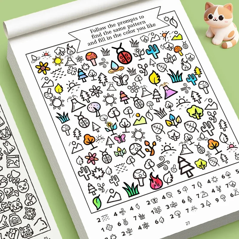 Find Hidden Objects Look and Color | Dual Gameplay Early Education Game Book