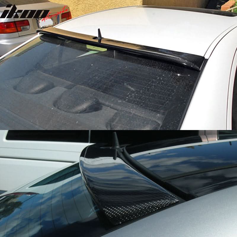 Fits 03-05 Benz W211 L CF CF Roof Spoiler Wing