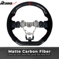 2015-2021Â Subaru WRX STI Steering Wheel Red Stitch Line CF Alcantara