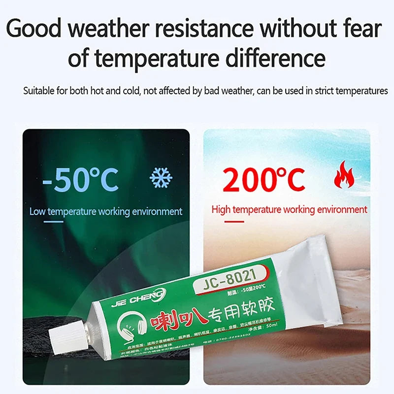 50ML Speaker Repair Glue | Professional Adhesive for Paper Cone, Edge, and Dust Bonding