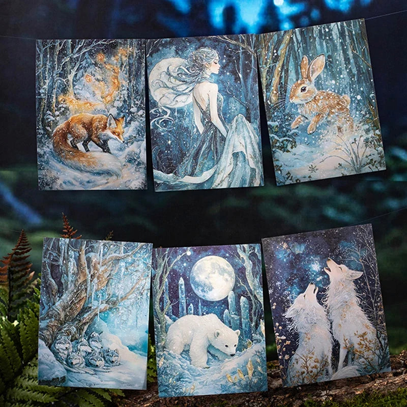 30pcs Vintage Fairytale Secret Series Stickers | Collage & DIY Craft Material Pack