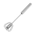 Semi-Automatic Egg Beater | 304 Stainless Steel Manual Hand Mixer