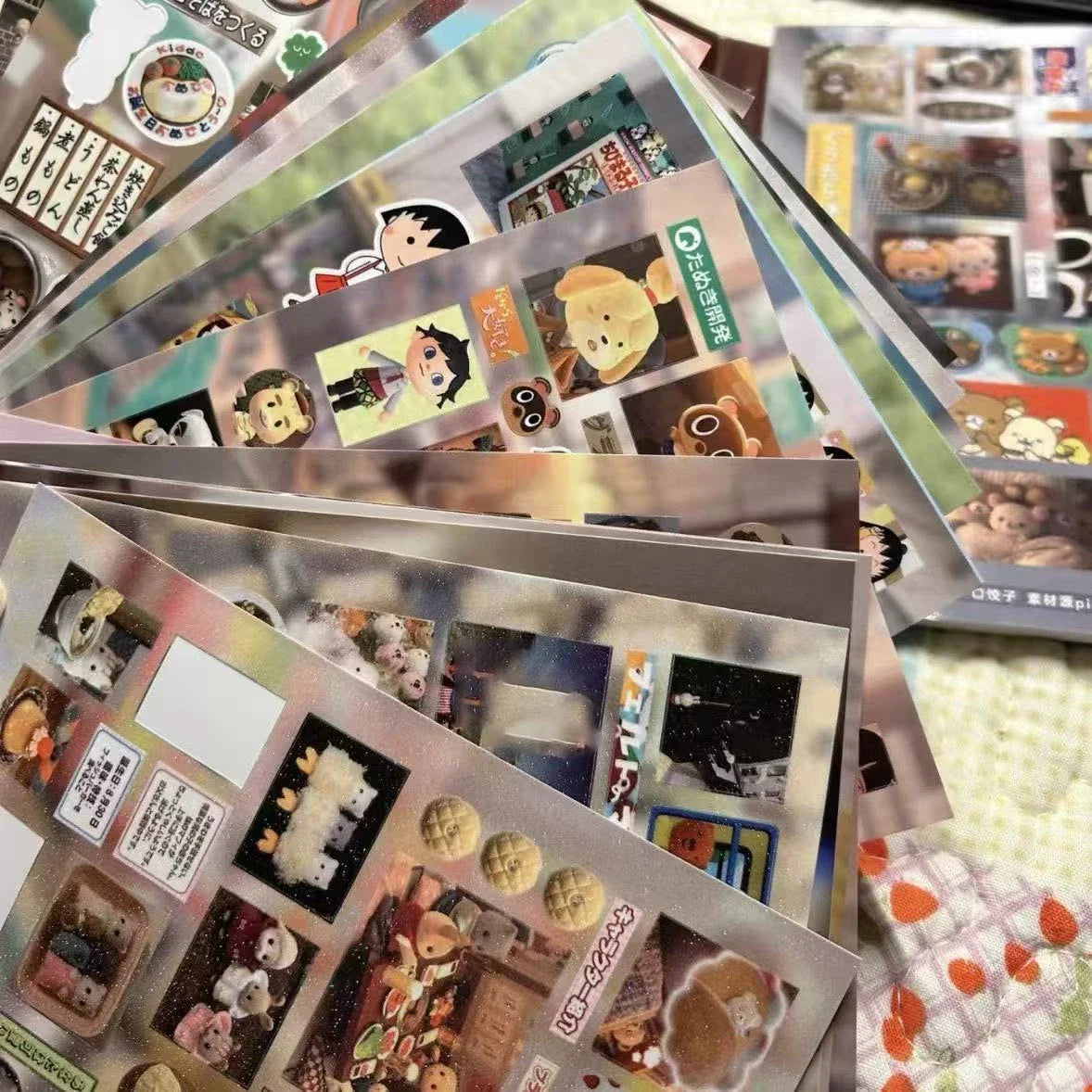 Creative Sticker Book for Diary Decoration | Japanese Style DIY Card Set
