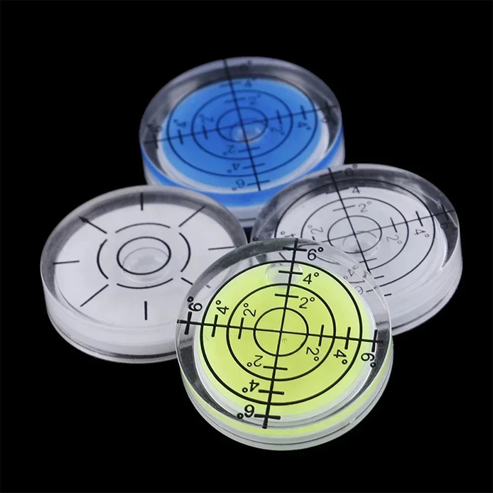 32mm Round Bubble Level | Universal Bullseye Level for Precision Measuring