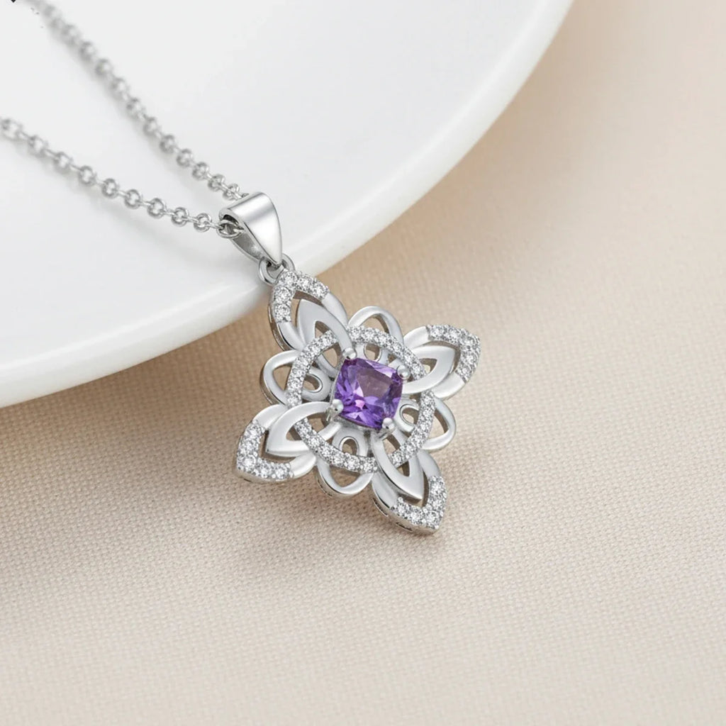 Witch Knot Necklace Pendant | Elegant Stainless Steel Jewelry Gift