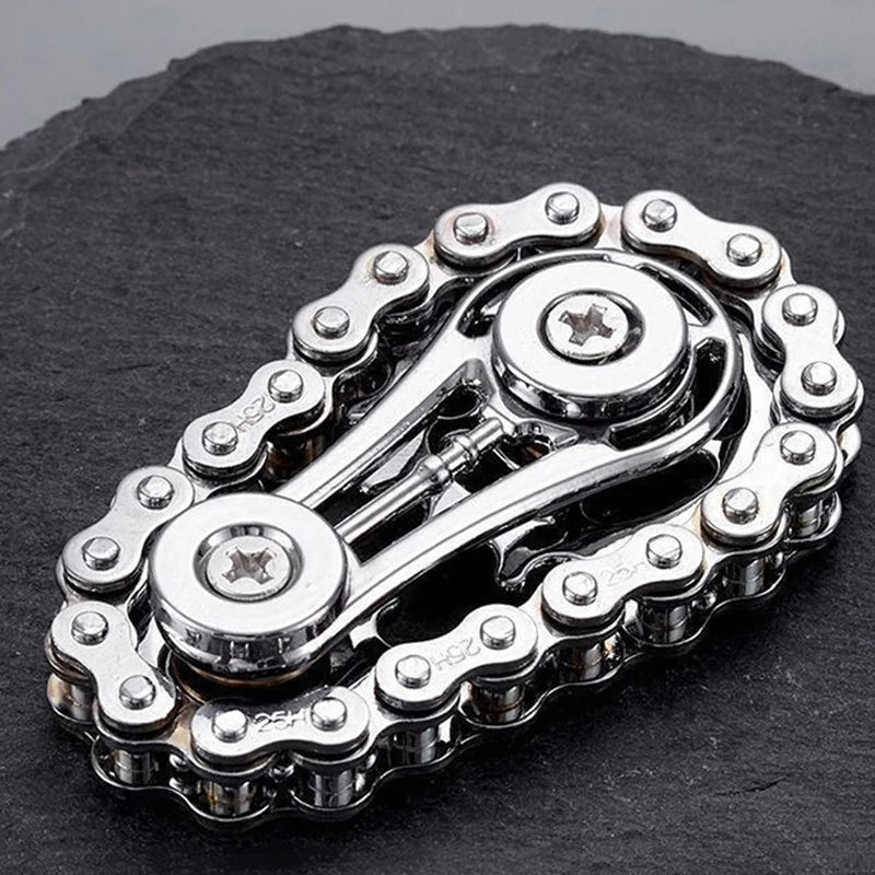 Metal Sprockets Flywheel Fingertip Gyro Fidget Spinner | Antistress Anxiety EDC Fidget Toy
