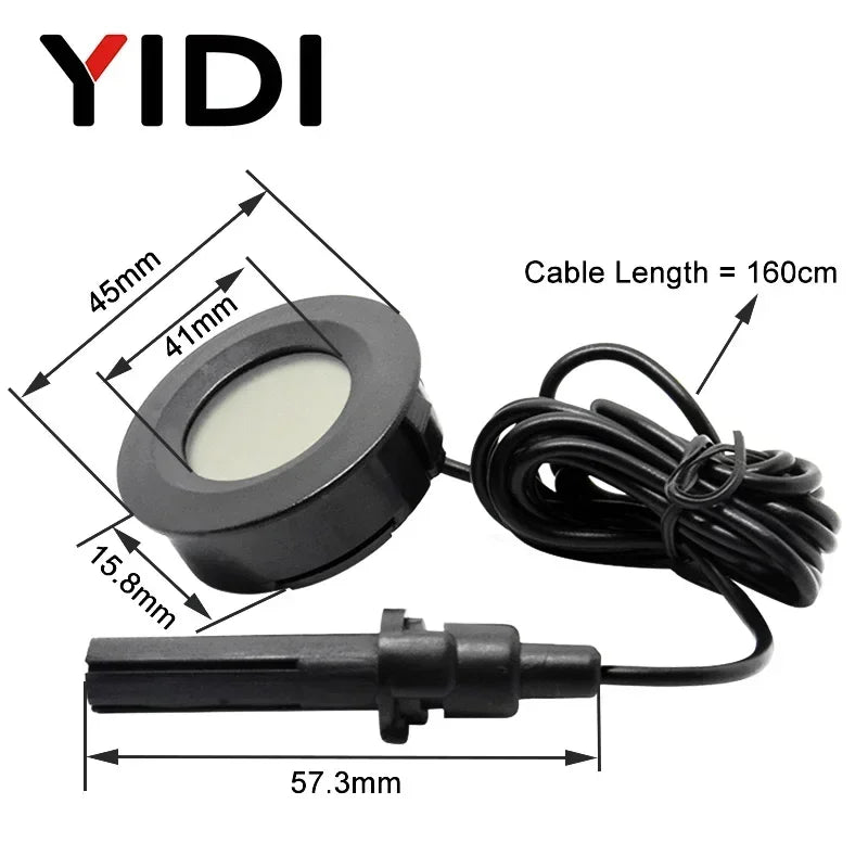 Mini LCD Digital Thermometer Hygrometer | Dual Probe Temperature Humidity Monitor