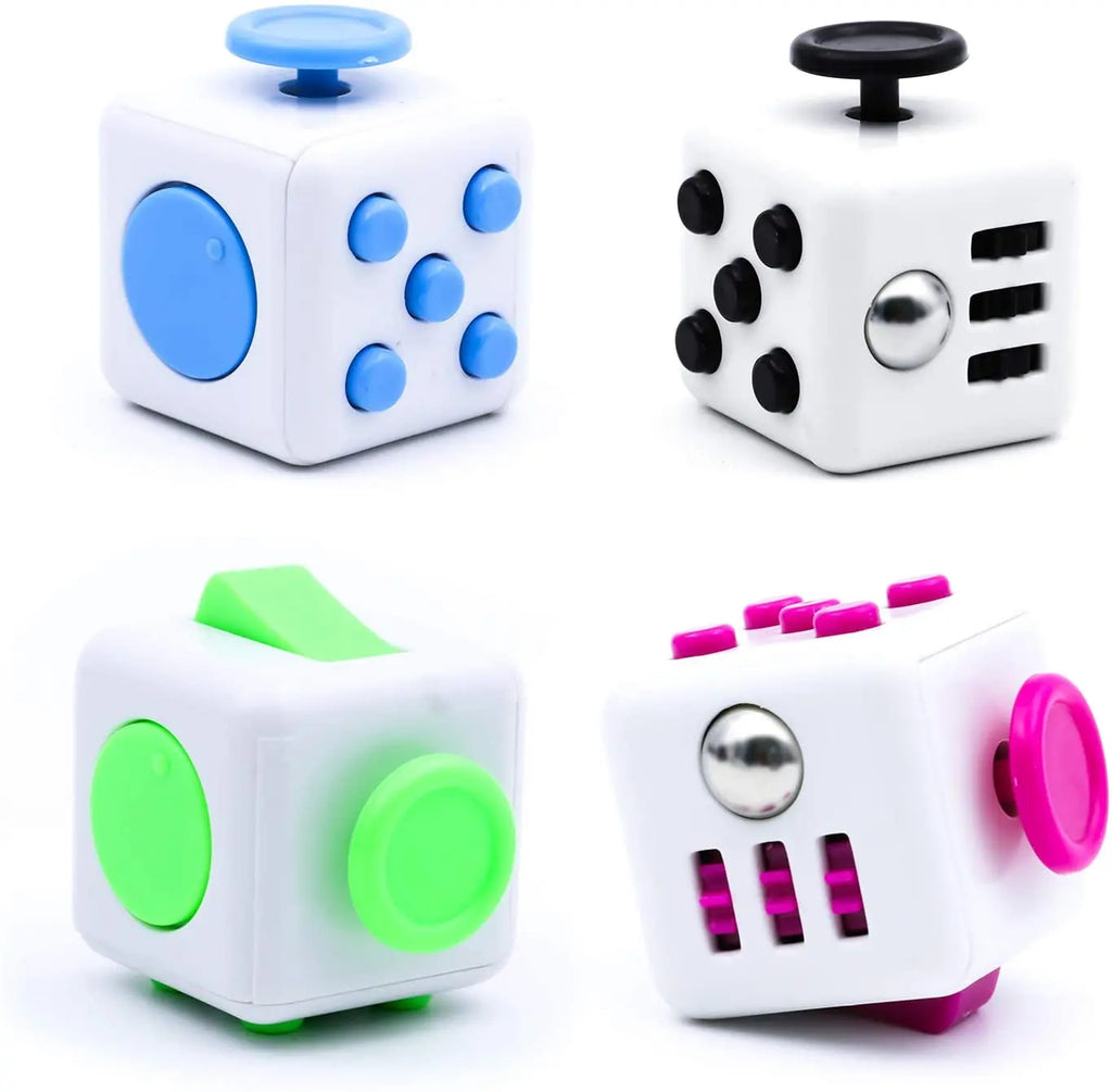 Fidget Dice Stress Relief Toy | Anxiety Relief Fingertip Decompression Cube