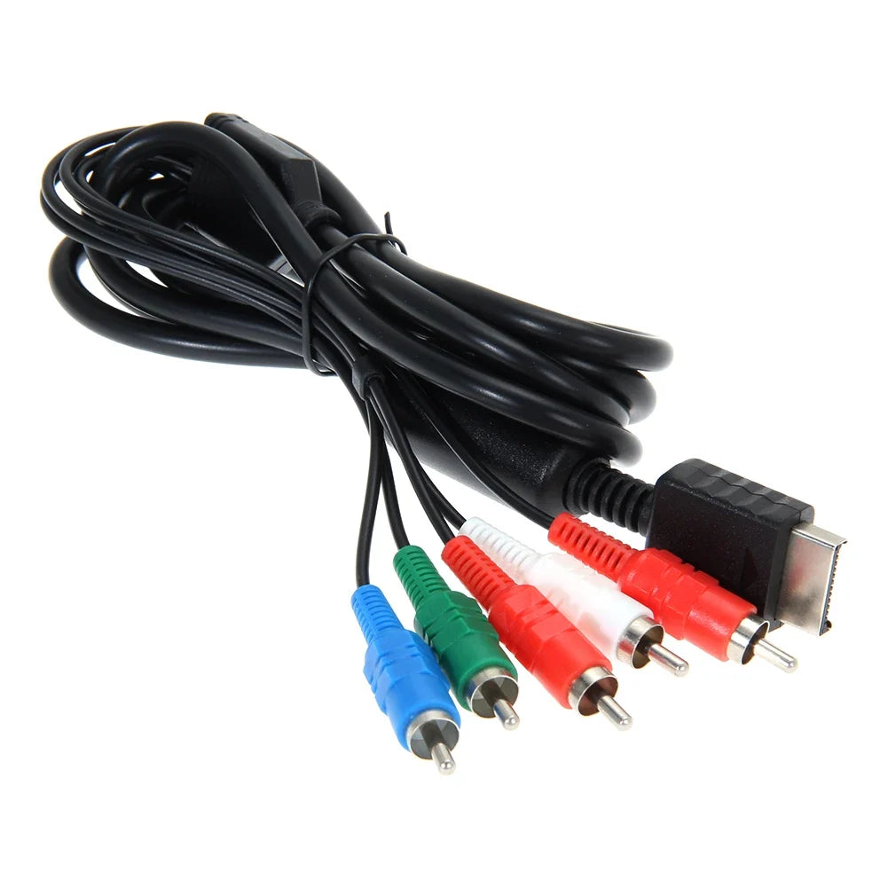 Component AV Cable for PS2 PS3 | HDTV Audio Video Cord