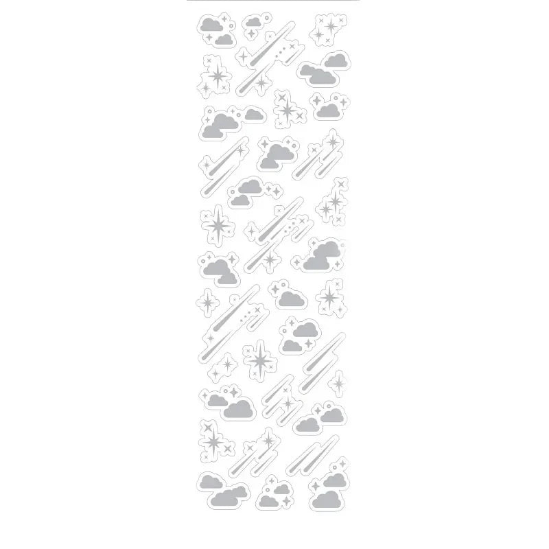 Cute Decorative Paper Stickers for Photocards and Scrapbooking | Kawaii Toploader Sticker Pack