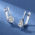 925 Sterling Silver Crystal Zircon Drop Earrings | Classic Tassel Jewelry for Women