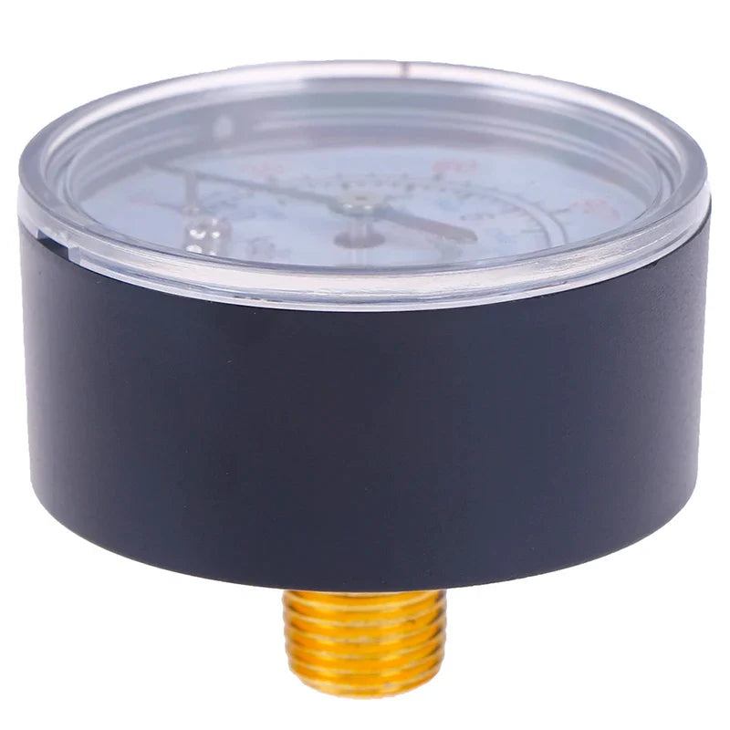 1pcs Bar Air Pressure Gauge 13mm 1/4 BSP Thread | Dual Scale for Air Compressor