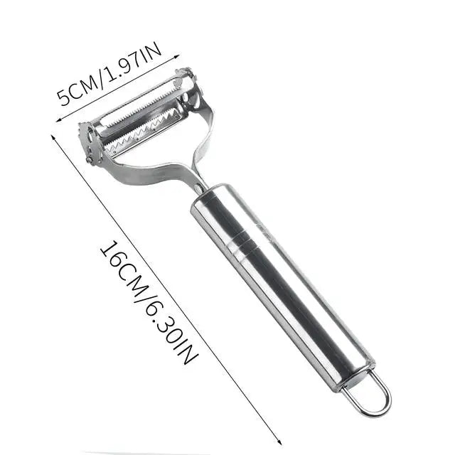 Stainless Steel Julienne Peeler and Vegetable Slicer | Kitchen Tool