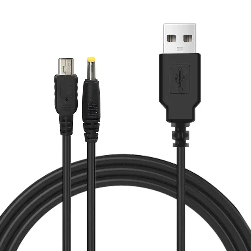 DATA FROG 2 in 1 USB Data Charger Cable for PSP 1000 2000 3000