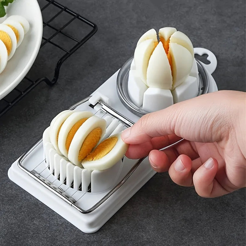 Home Multifunctional Egg Slicer | Boiled Egg and Vegetable Cutter Tool