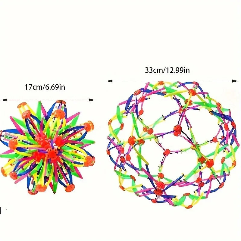 Rainbow Expandable Stress Ball | Sensory Fidget Toy for Kids