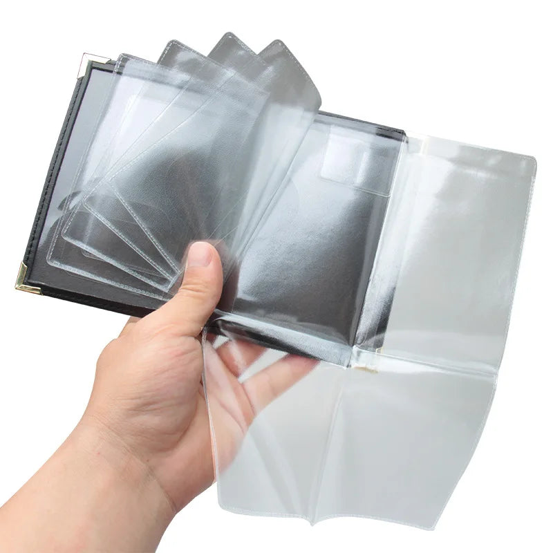Vintage PU Leather Passport Holder Wallet | Unisex Travel Document Organizer