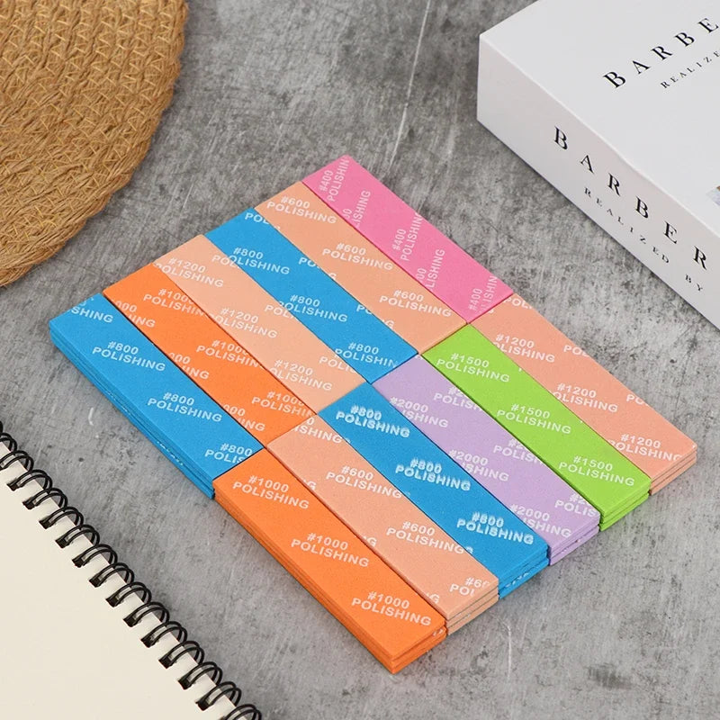 9Pcs Semi-rigid Sanding Sticks for Model Making | Plastic Model Polishing Tool Set