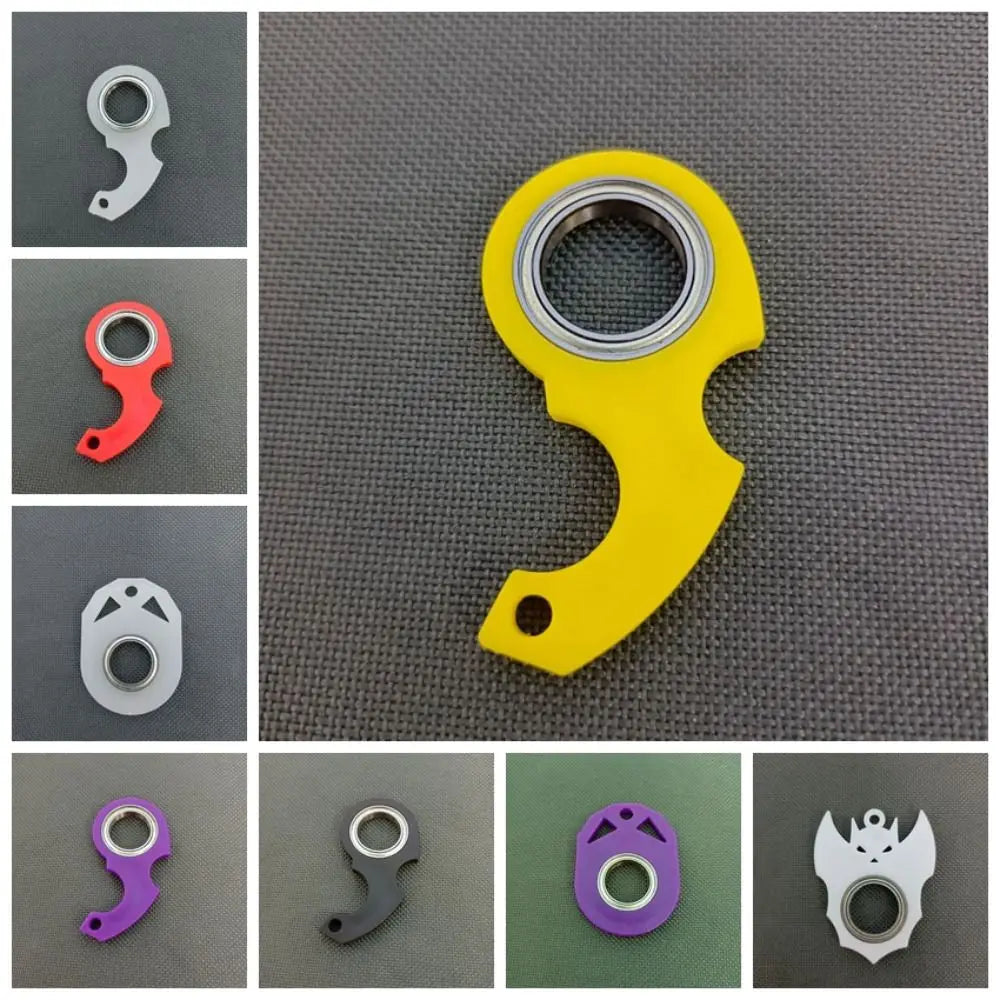 Fidget Spinner Keychain | Glow in the Dark Stress Relief Toy