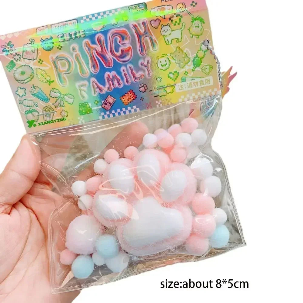 Squeeze Cat Paw Toys | Cute Soft Stress Relief Squishy Toy