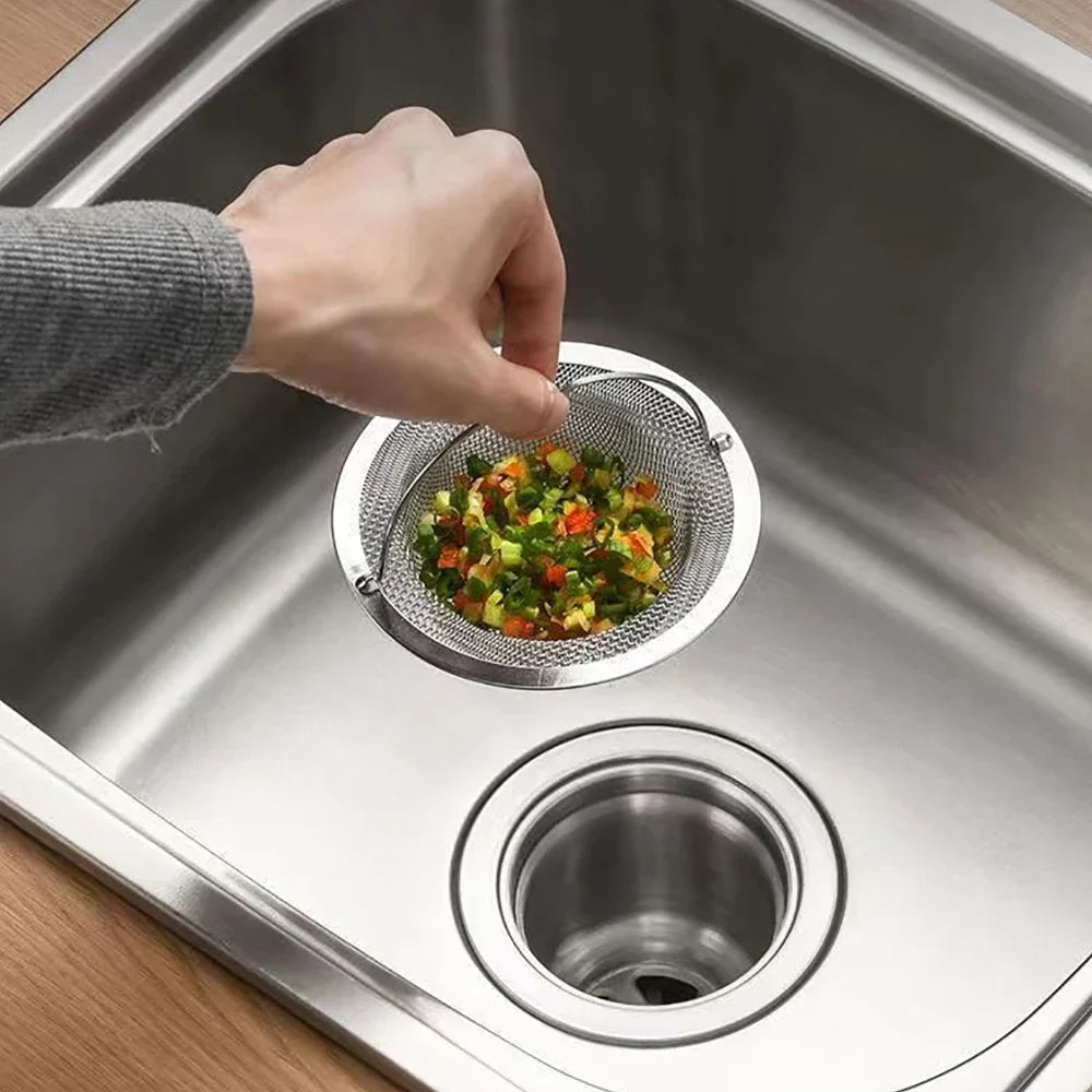 Stainless Steel Kitchen Sink Filter Strainer | Food Residue and Hair Catcher
