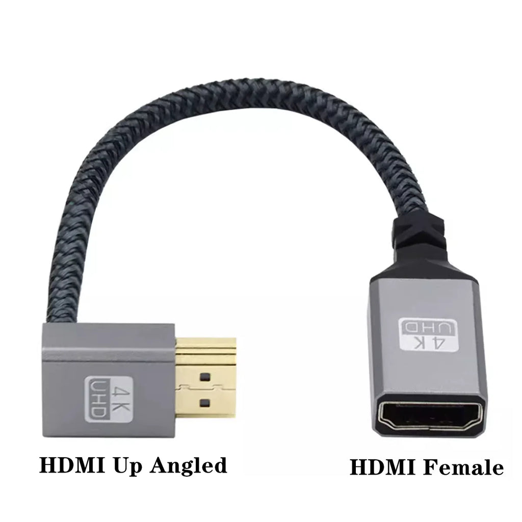 4K 60Hz HDMI-Compatible Extension Cable | Male to Female Adapter for Micro/Mini HDMI