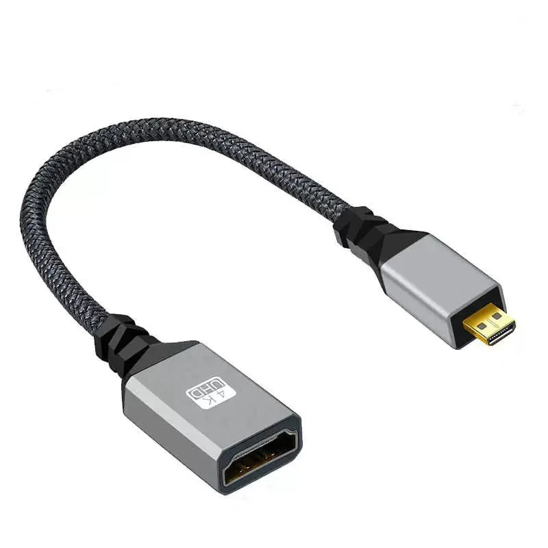 4K 60Hz HDMI-Compatible Extension Cable | Male to Female Adapter for Micro/Mini HDMI