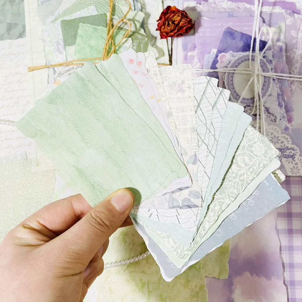 Journamm 100-Sheet Scrapbook Paper Pack | DIY Card Making and Decorative Collage Supplies