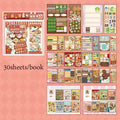 30pcs Daily Life Sticker Book | Organized Journal Supplies