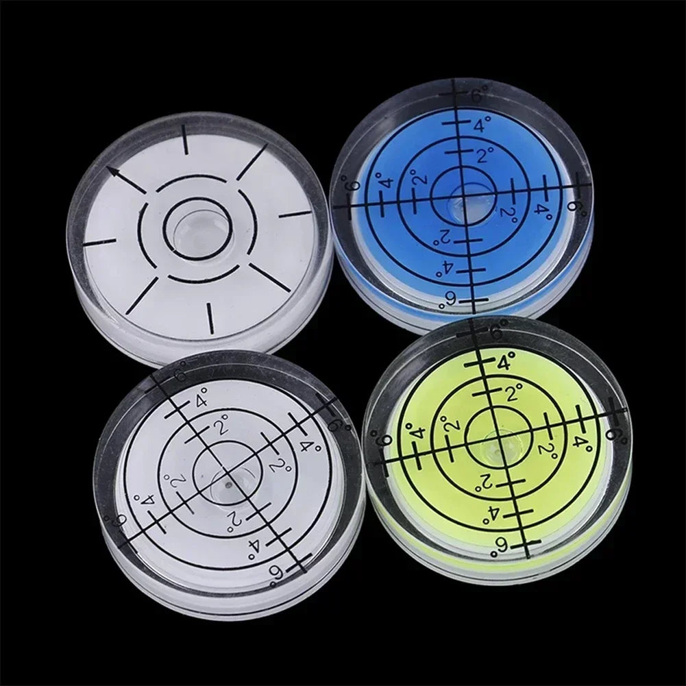 32mm Round Bubble Level | Universal Bullseye Level for Precision Measuring
