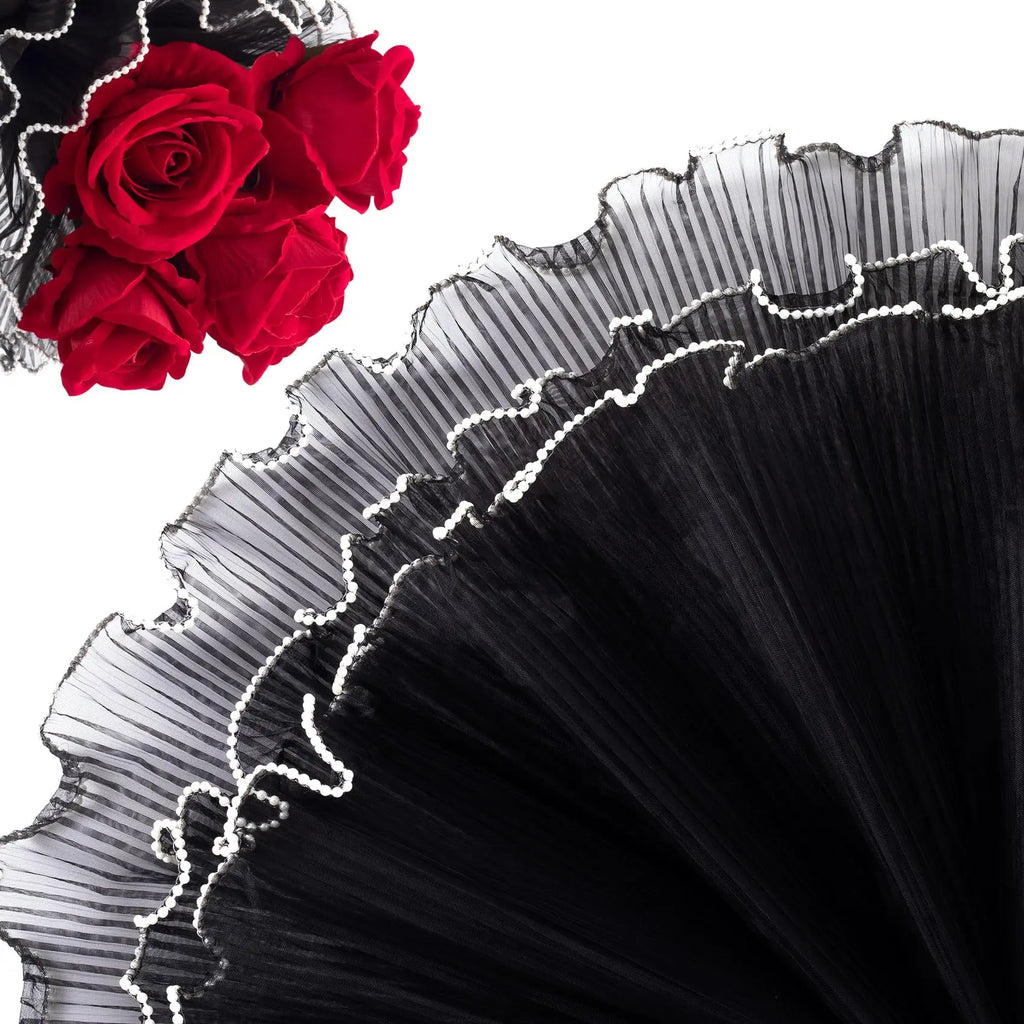Black Pearl Edge Bouquet Wrapping Paper Roll | Korean Florist Gift Wrap