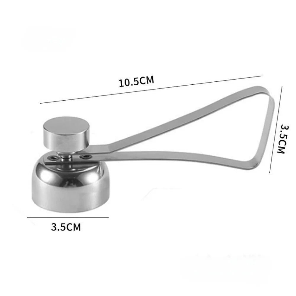 Stainless Steel Egg Topper Opener | Creative Eggshell Cutter for Boiled and Raw Eggs