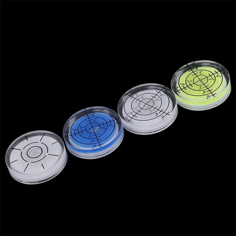 32mm Round Bubble Level | Universal Bullseye Level for Precision Measuring