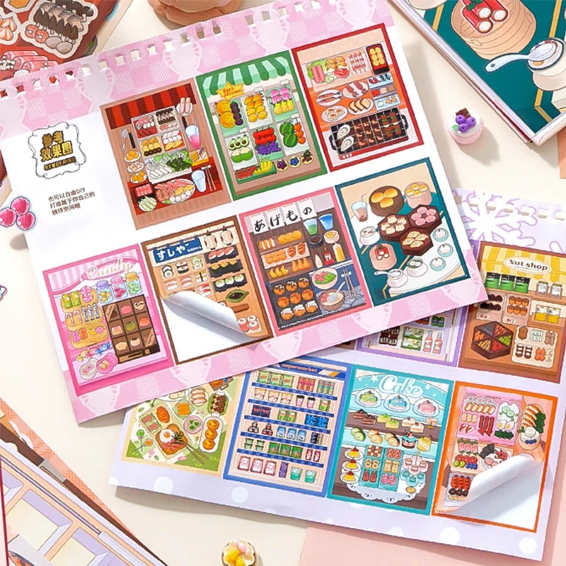 30pcs Daily Life Sticker Book | Organized Journal Supplies