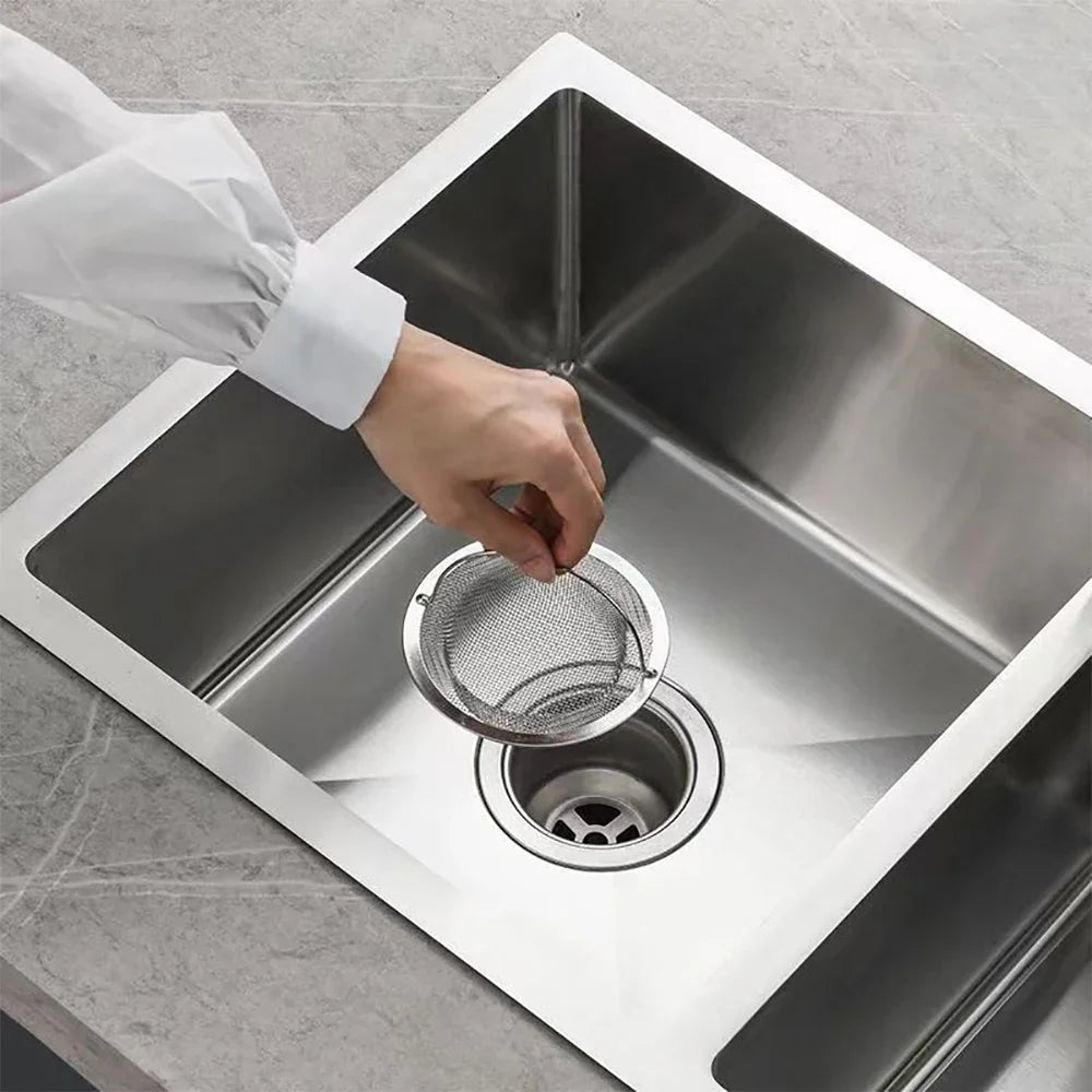 Stainless Steel Kitchen Sink Filter Strainer | Food Residue and Hair Catcher