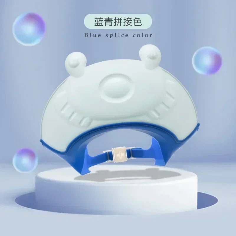 Baby Shower Cap with Adjustable Eye Protection | Waterproof Bath Shampoo Visor for Kids 0-6 Years