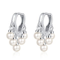 S925 Sterling Silver Cloud Pearl Earrings | Classic Stud Earrings for Women