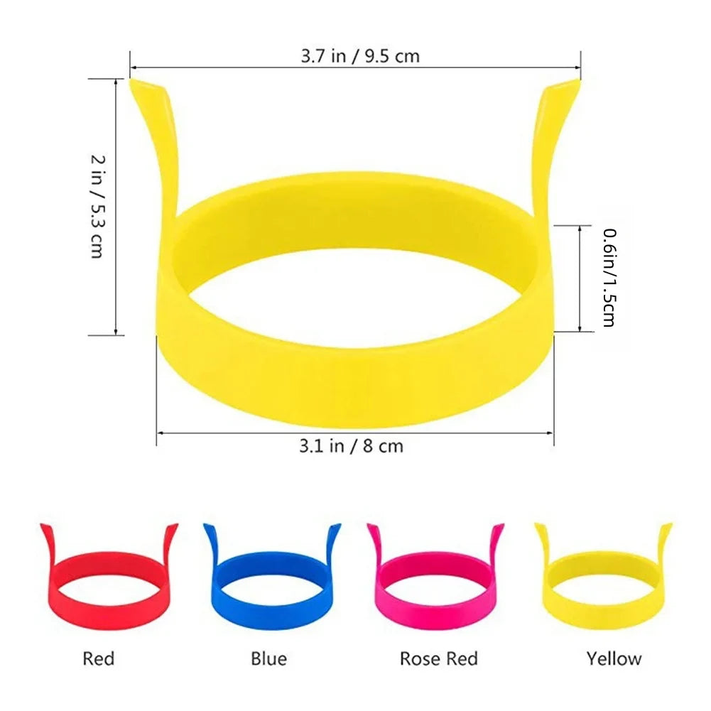 Silicone Egg Ring Mold | Nonstick Fried Egg and Pancake Mold Set