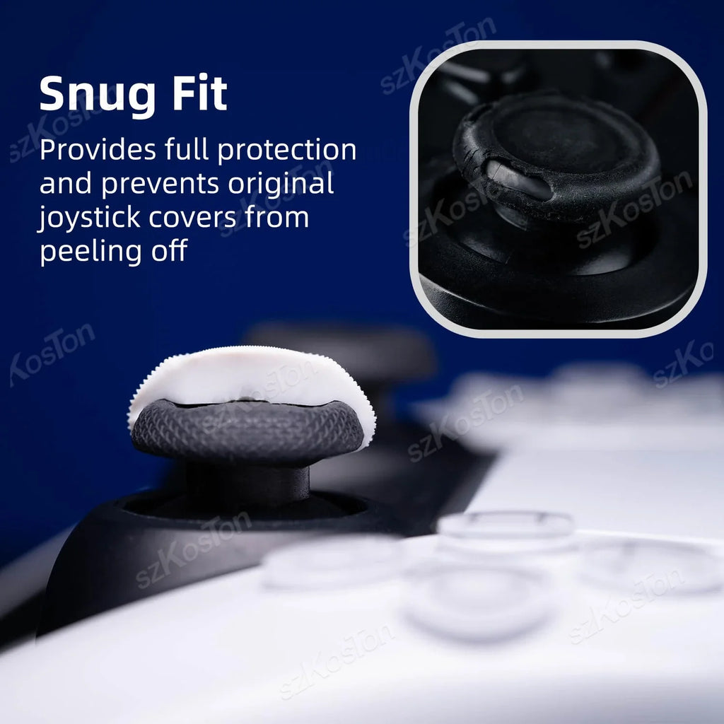 4PCS Joystick Cap Thumb Grips for Switch 2 Pro PS5 PS4 Controller | Gamepad Stick Cover Set