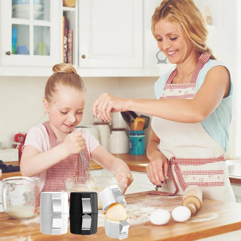 Egg Shell Opener and Egg Beater Separator | Portable Kitchen Egg Tool