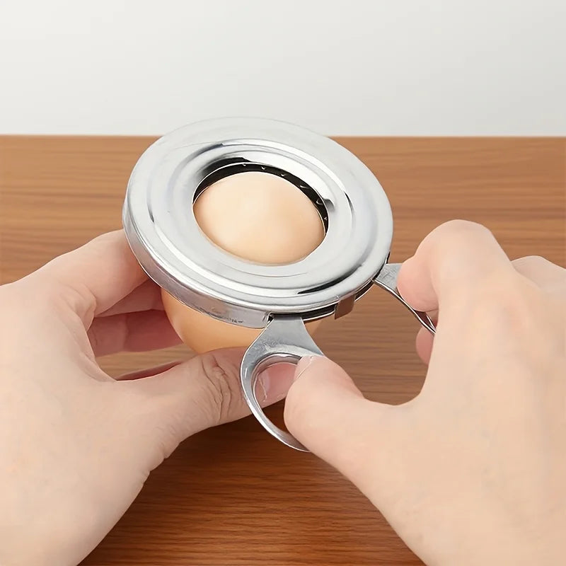 Portable Stainless Steel Egg Topper Tool | Easy Perfect Egg Cracker for Breakfast