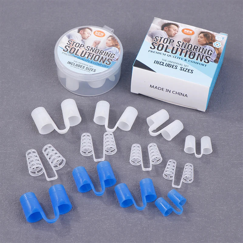 4/8Pcs Silicone Snore Nasal Dilators | Anti Snoring Nose Clip for Better Breathing