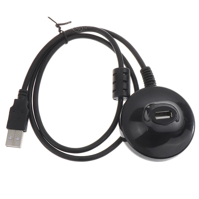 USB 2.0 Extender Cable with Docking Base | Male to Female Adapter for Laptop and Peripherals