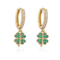 Sun Star Drop Earrings | 18K Gold Plated Meteorite Charm Jewelry