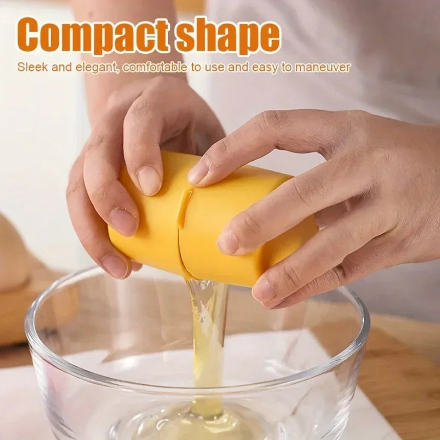 Egg Shell Opener Press | Portable Egg Separator Tool for Kitchen Baking