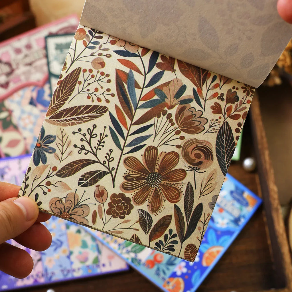 Vintage Floral Scrapbook Paper Set | 30 Sheets Aesthetic Journaling Supplies