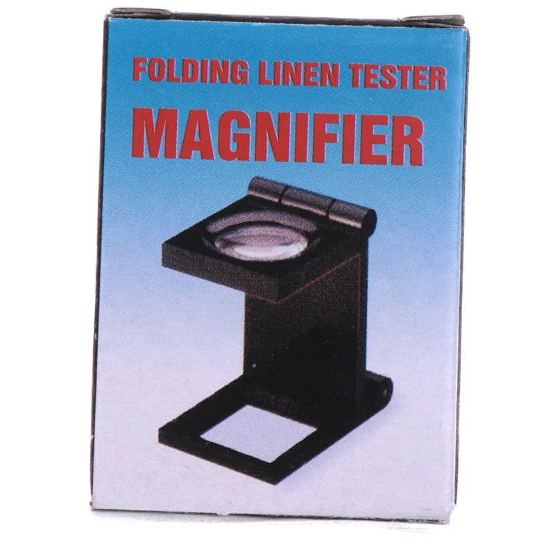 10X 28mm Folding Magnifier Stand Loupe | Textile Optical Glass Tool