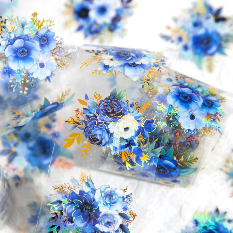 Journal GO Flower Washi Tape Set | Fragrant Scrapbooking Decorative Tape